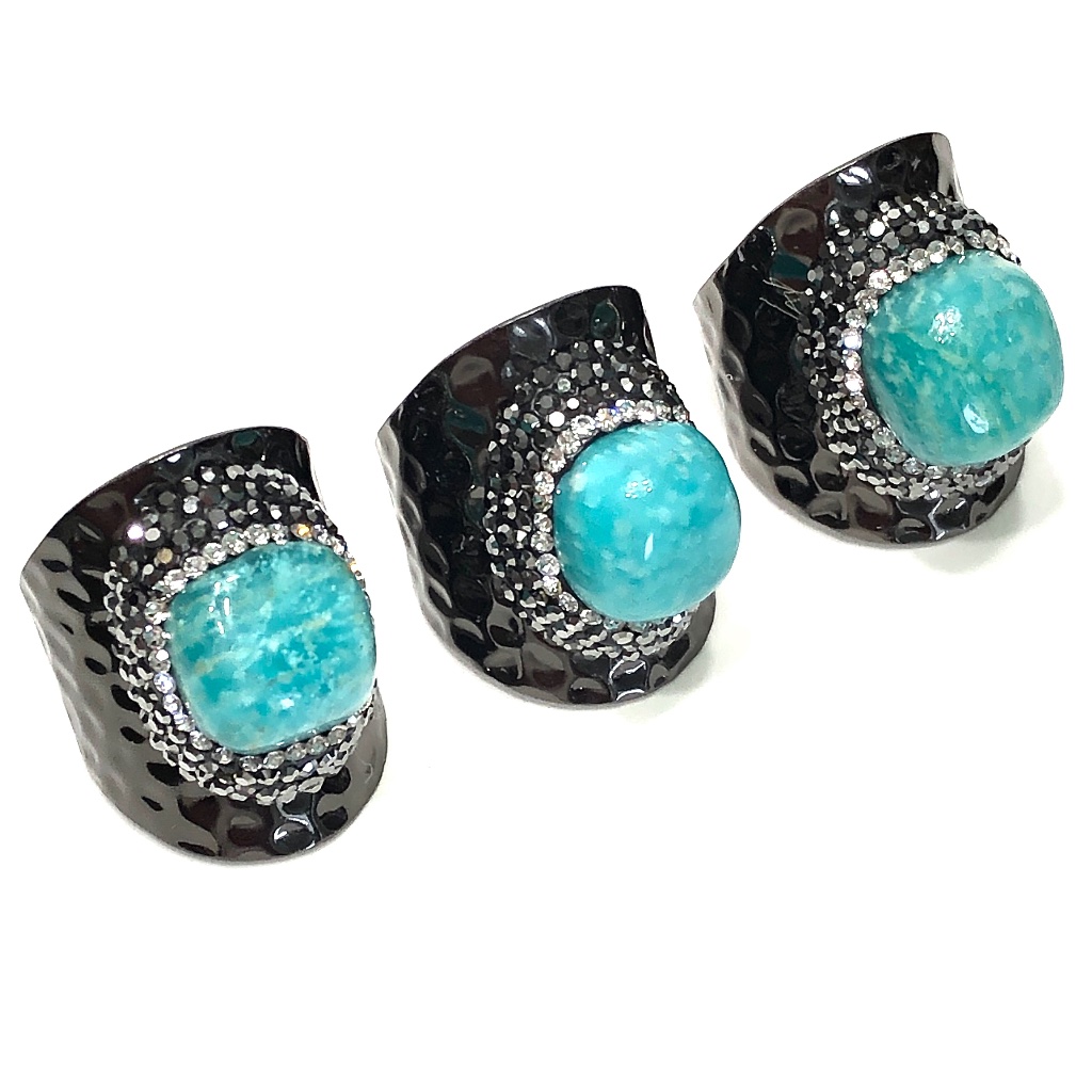 Ring, Amazonite Gemstone